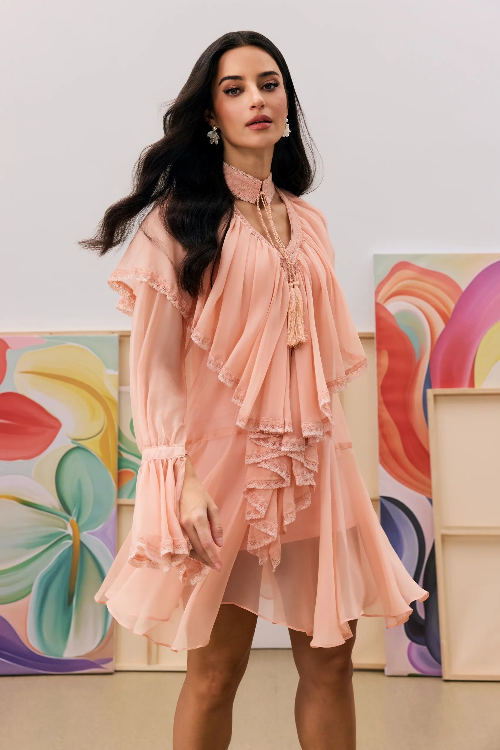 Vestido Rosas de Florença