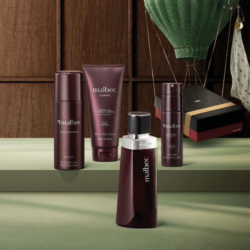 Kit Premium Presente Dia dos Pais Malbec (5 itens)