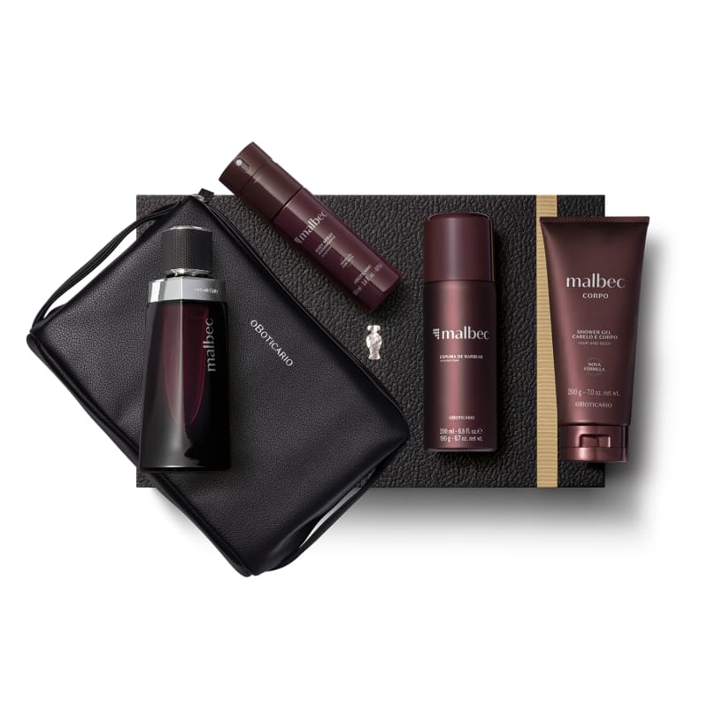 Kit Premium Presente Dia dos Pais Malbec (5 itens)