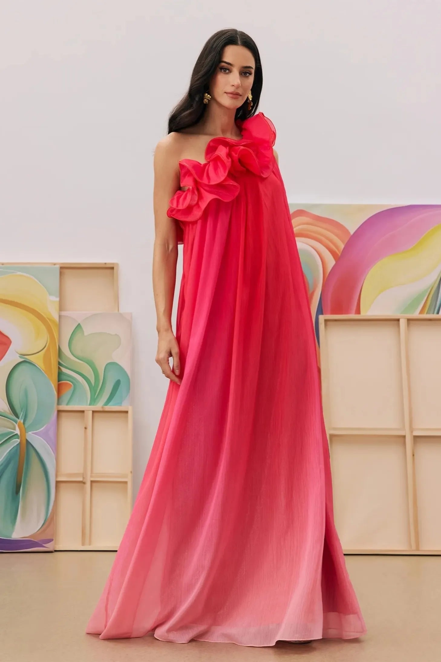 Vestido Flor de Fogo