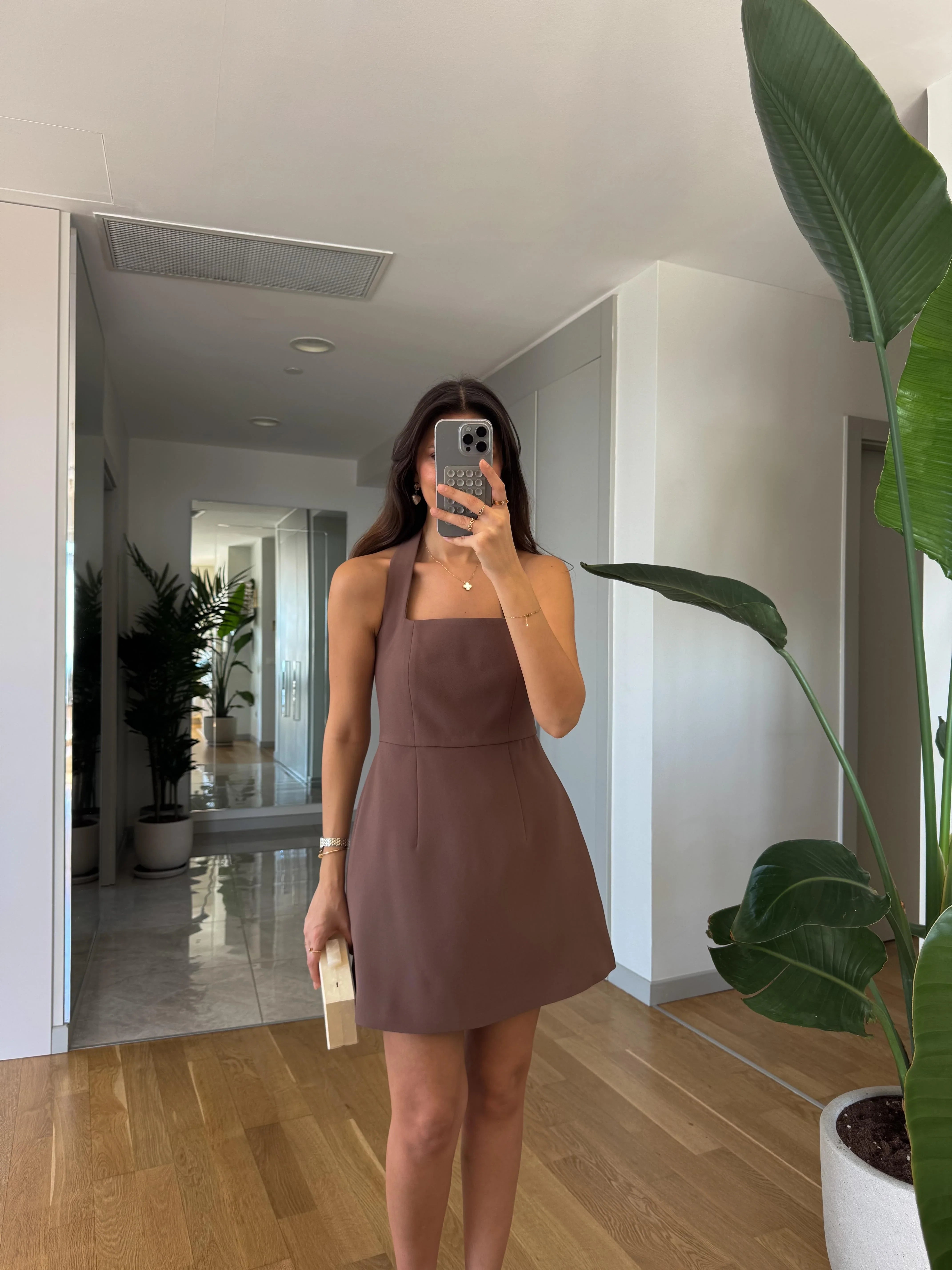 Vestido Isadora Marrom