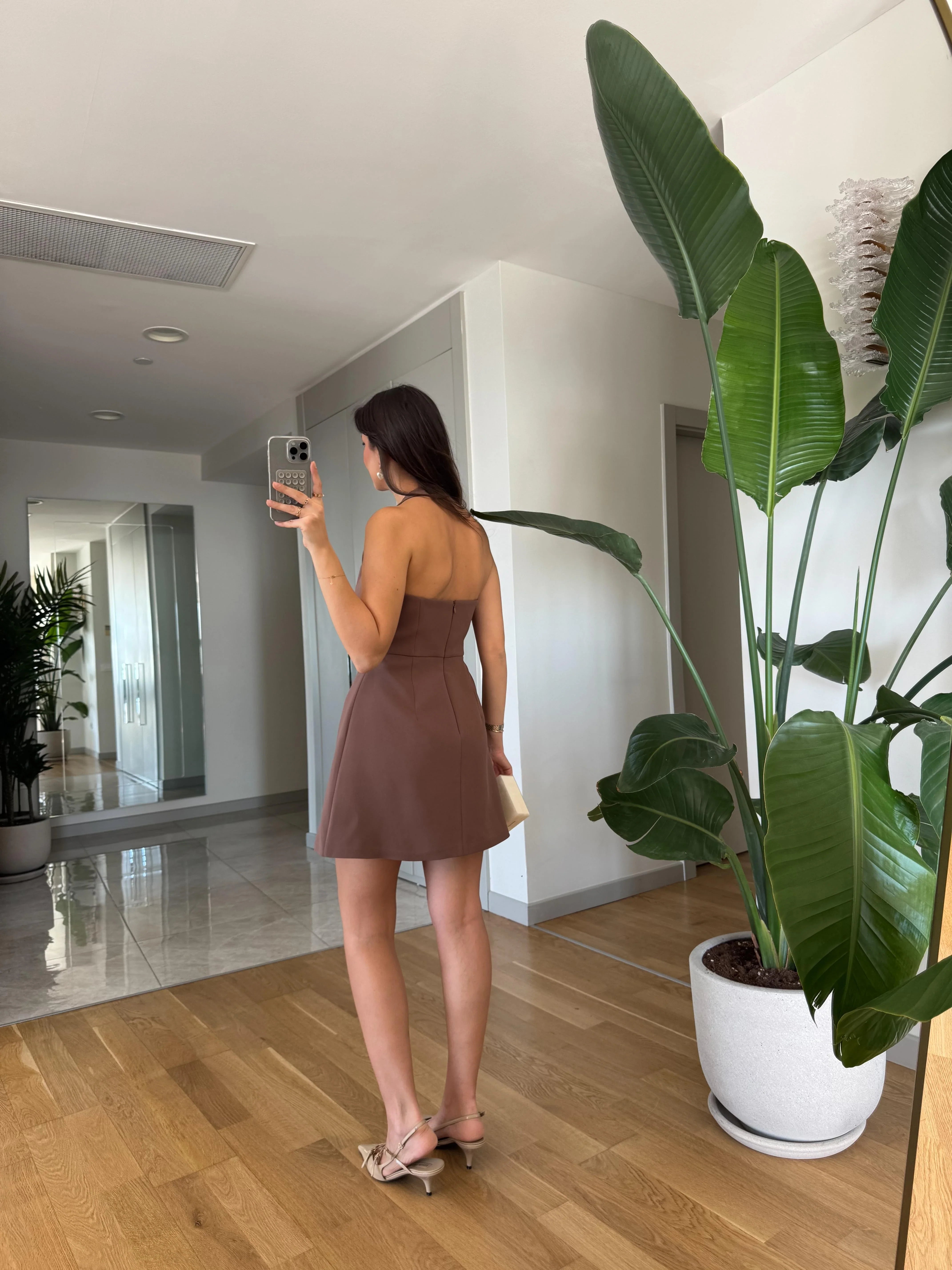 Vestido Isadora Marrom
