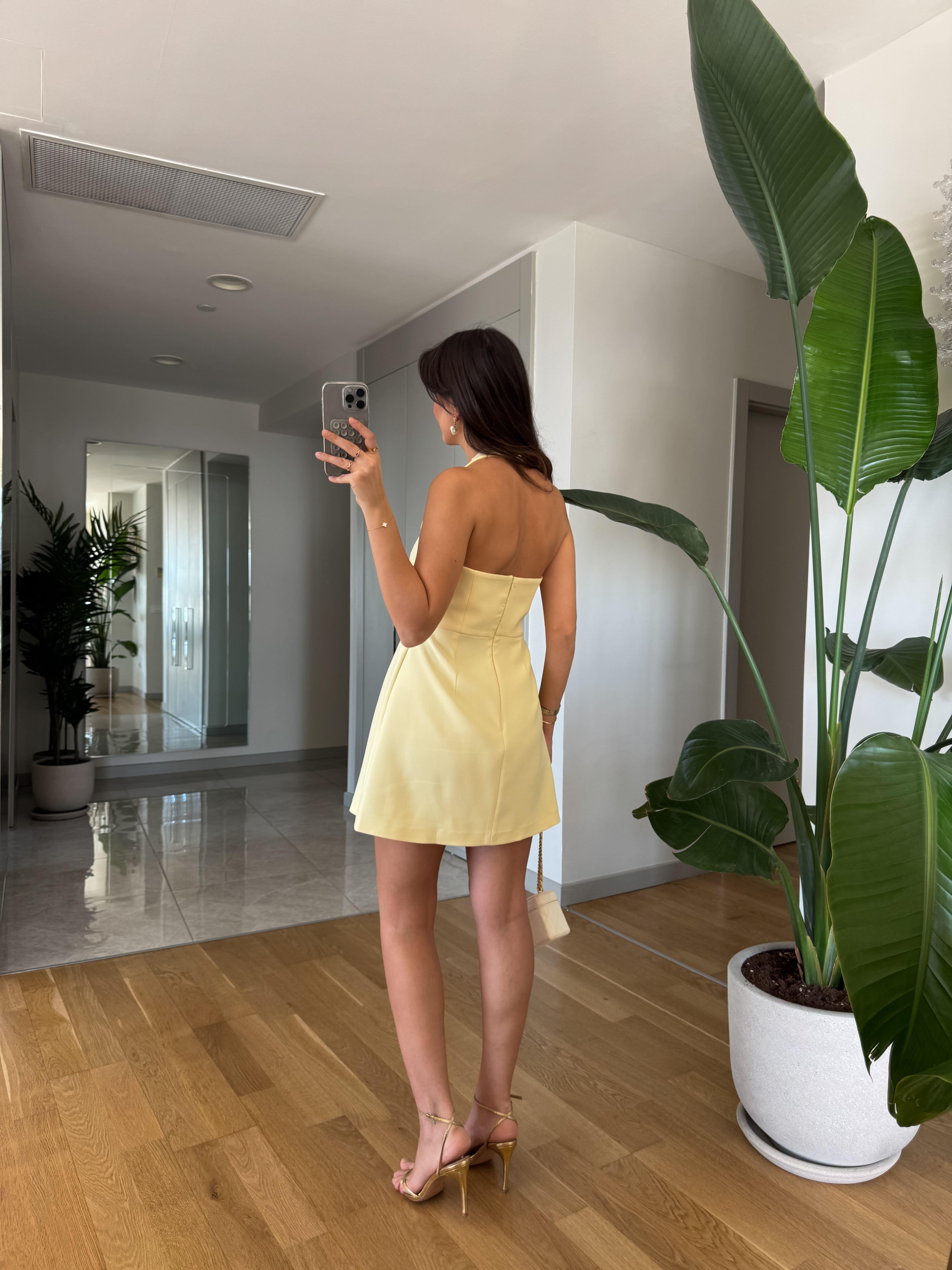 Vestido Isadora Manteiga