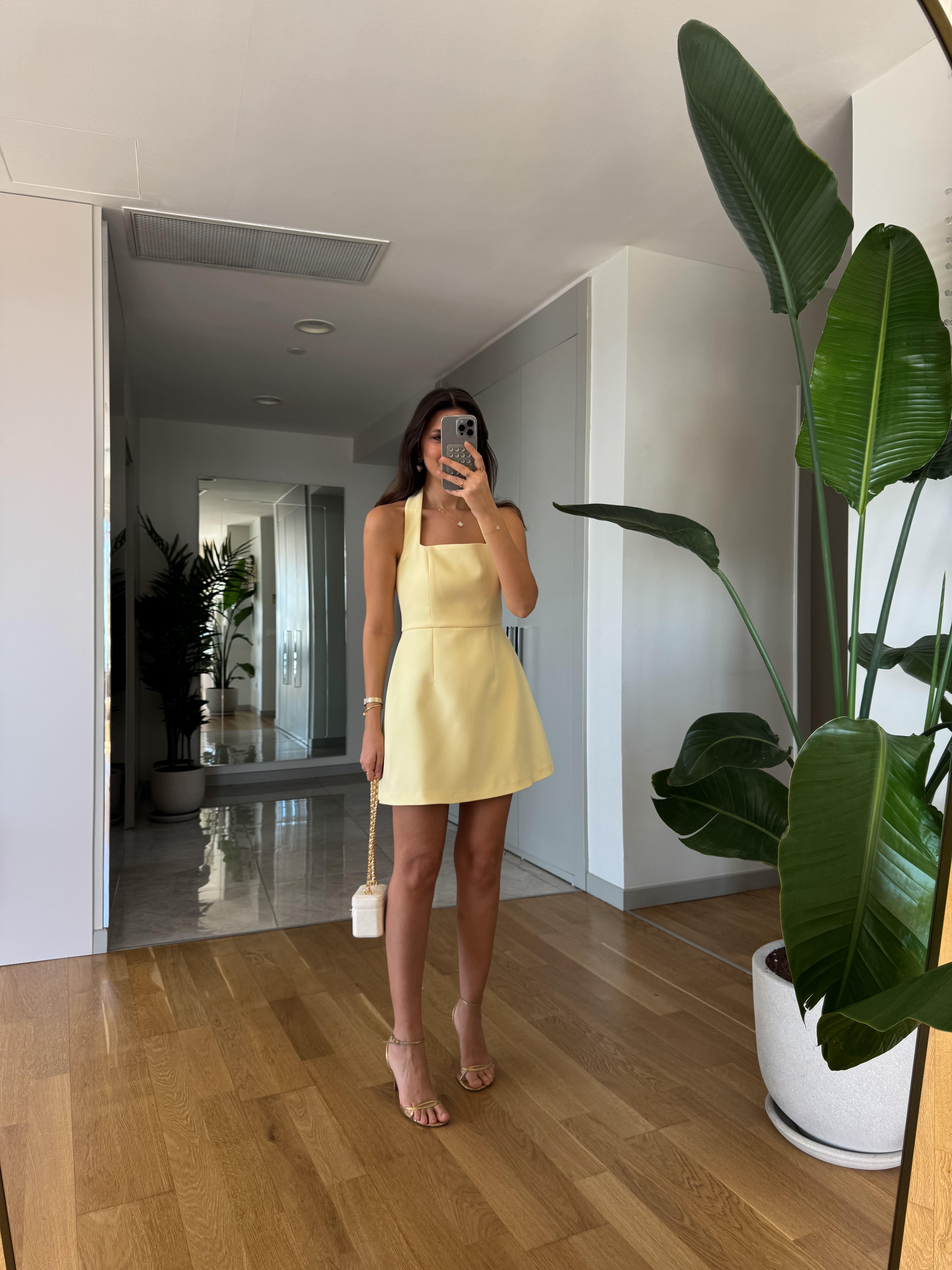 Vestido Isadora Manteiga