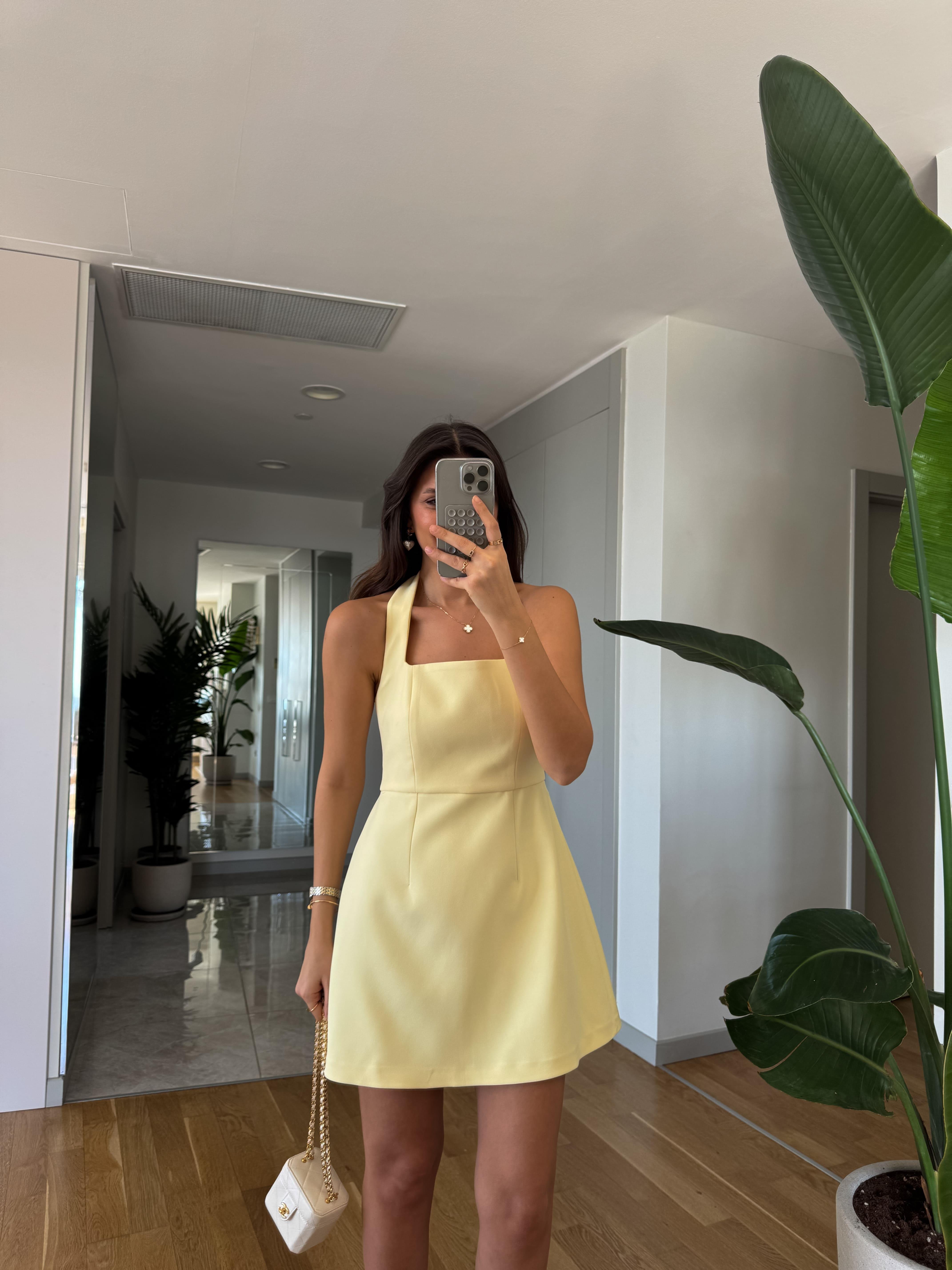 Vestido Isadora Manteiga